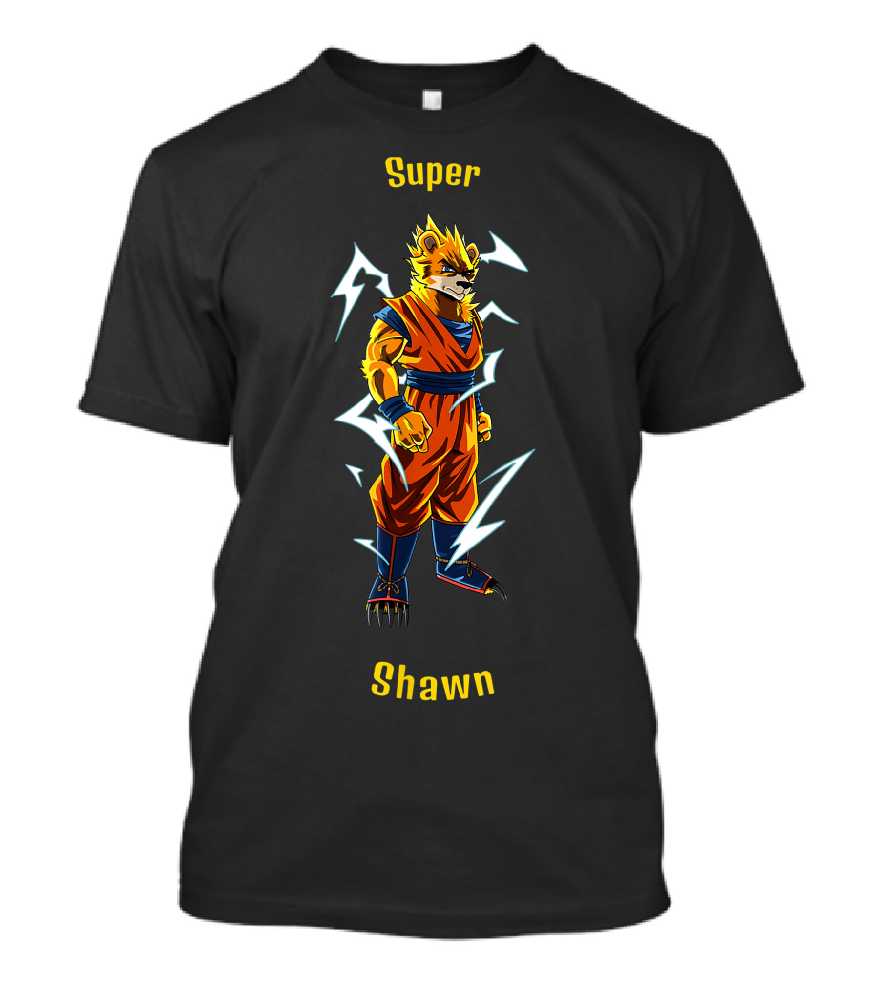 Super Shawn Lightning Warrior Fusion T-Shirt