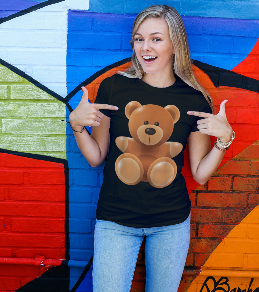 Teddy Bear Cuddles And Hugs Plush Toy T-Shirt
