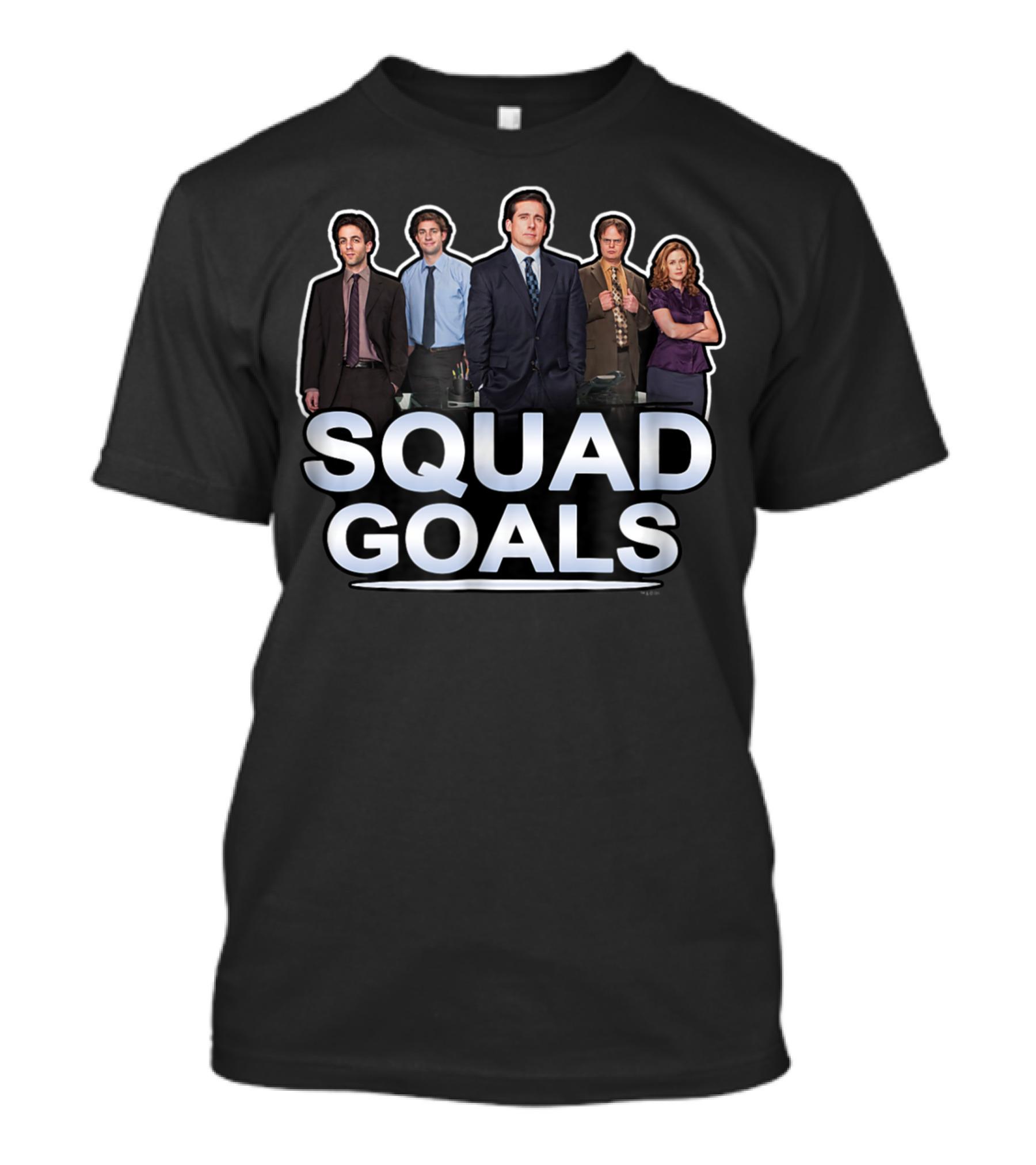 The Office Squad Goals Cast Photo Collage T-Shirt