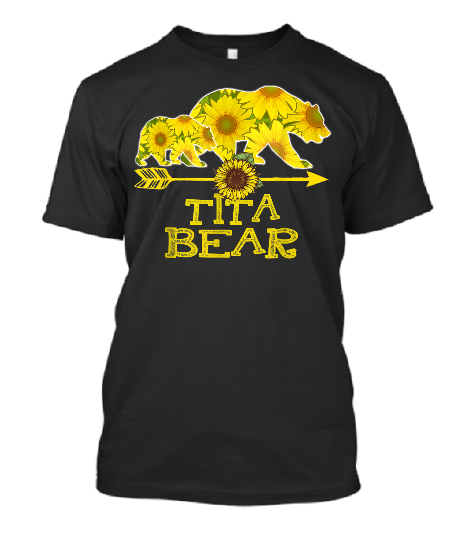 Tita Bear Sunflower Arrow T-Shirt