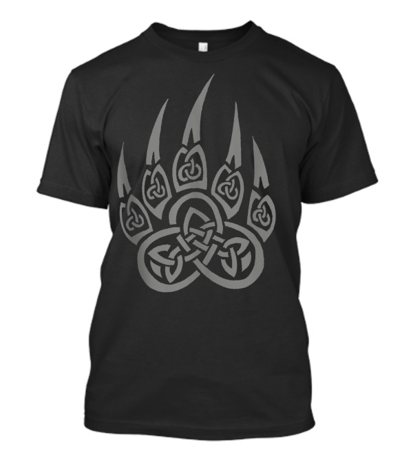 Celtic Knot Tribal Bear Paw T-Shirt