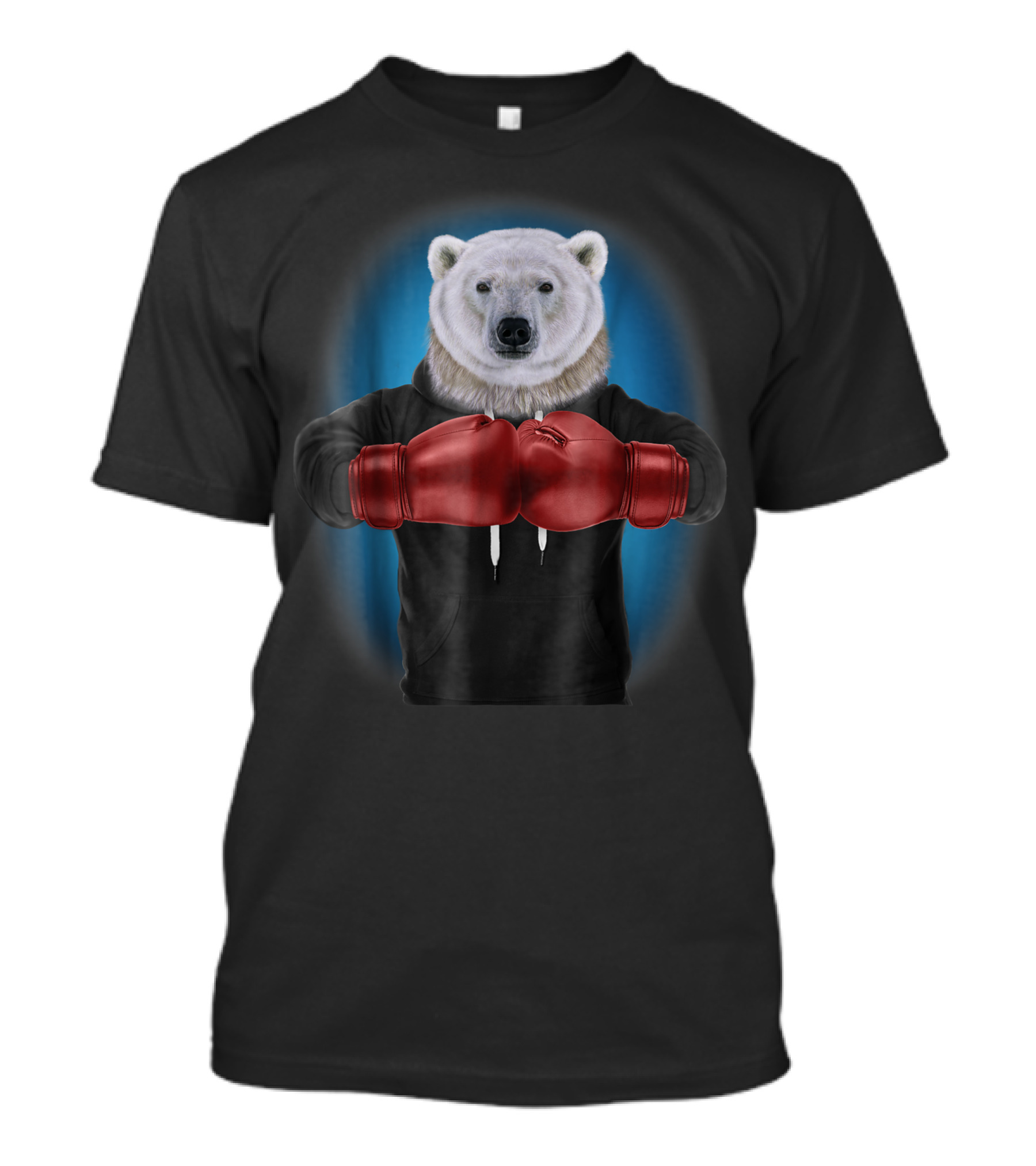 Boxing Polar Bear Martial Arts Fighter Warrior T-Shirt
