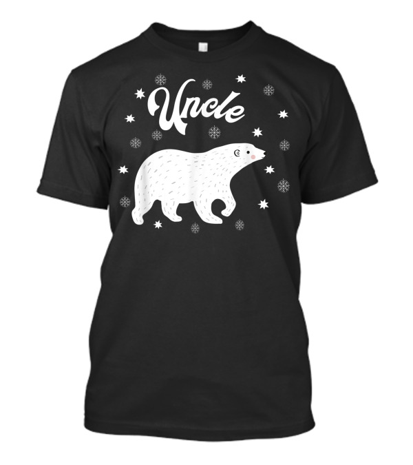 Uncle Bear Snowflakes Christmas Family Pajamas T-Shirt