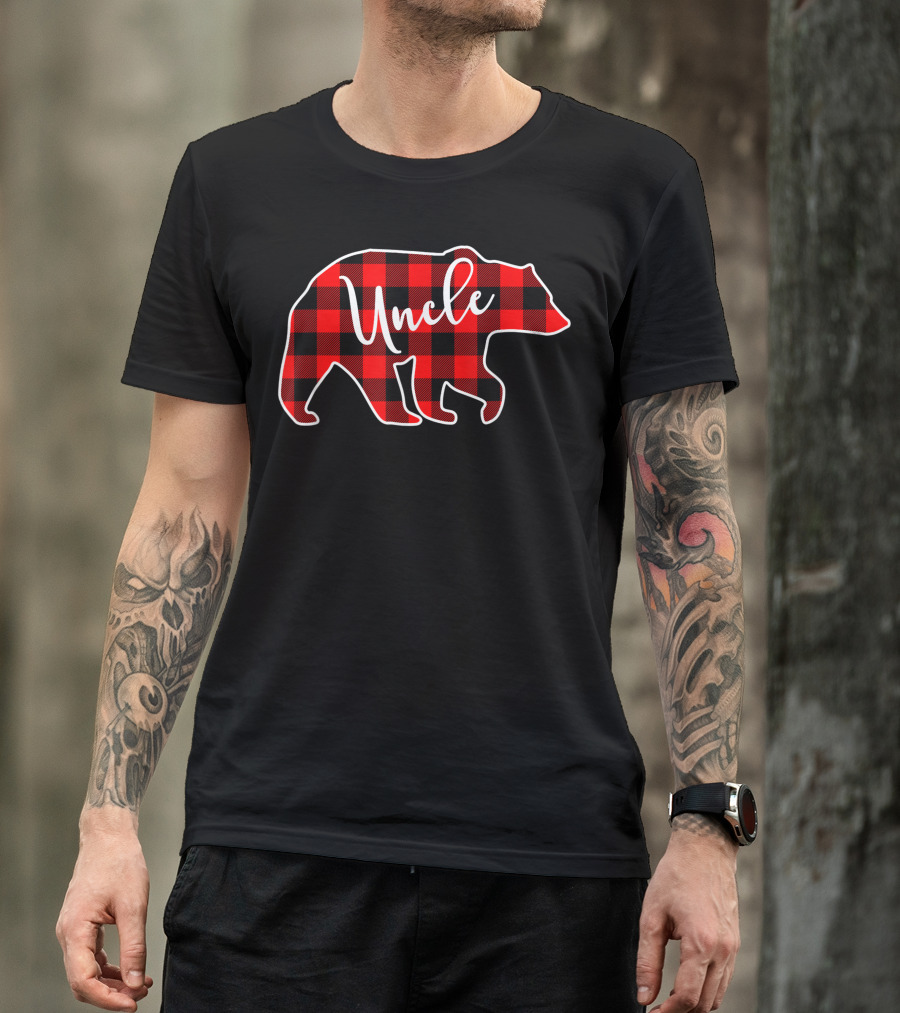 Uncle Bear Buffalo Plaid T-Shirt