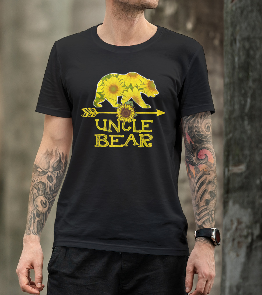 Uncle Bear Sunflower Arrow T-Shirt