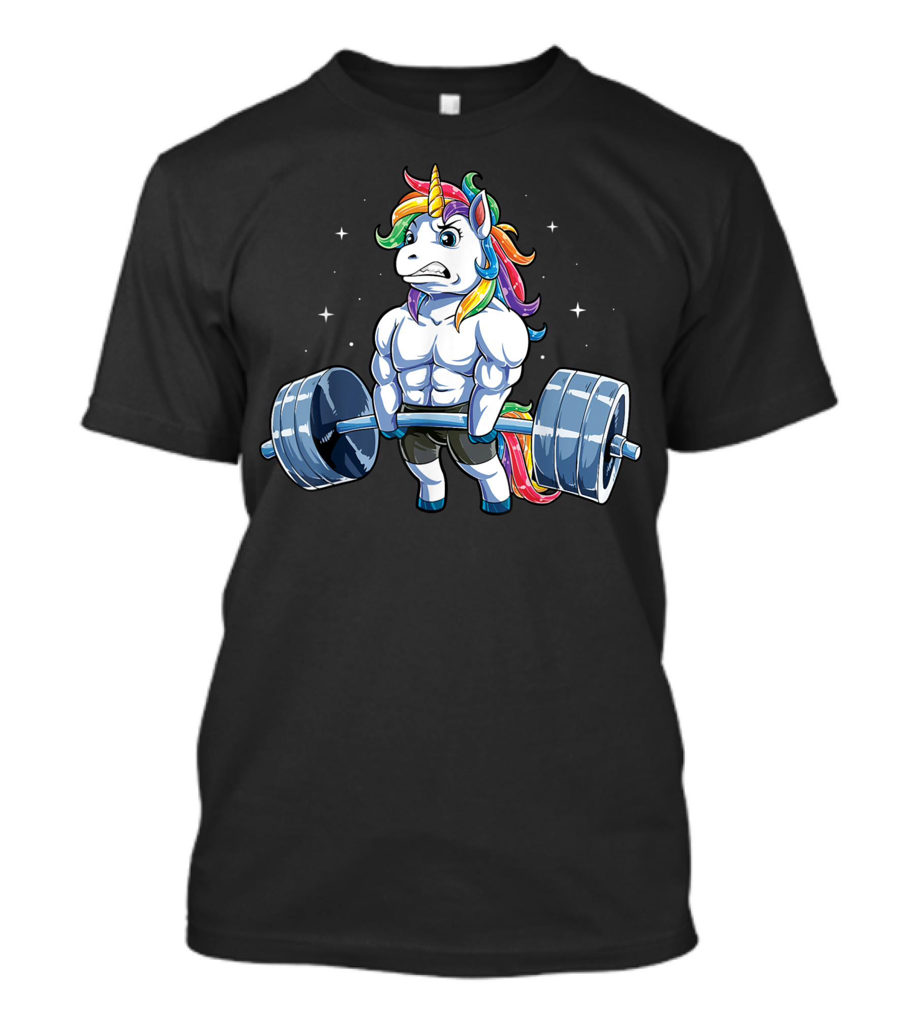 Unicorn Deadlift Fitness Gym Weightlifting T-Shirt