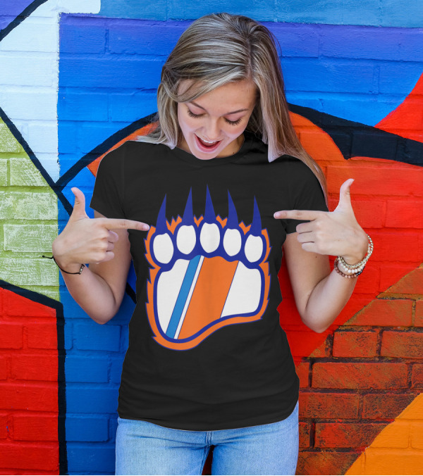 Us Coast Guard Academy Bears NCAA Paw Prints T-Shirt