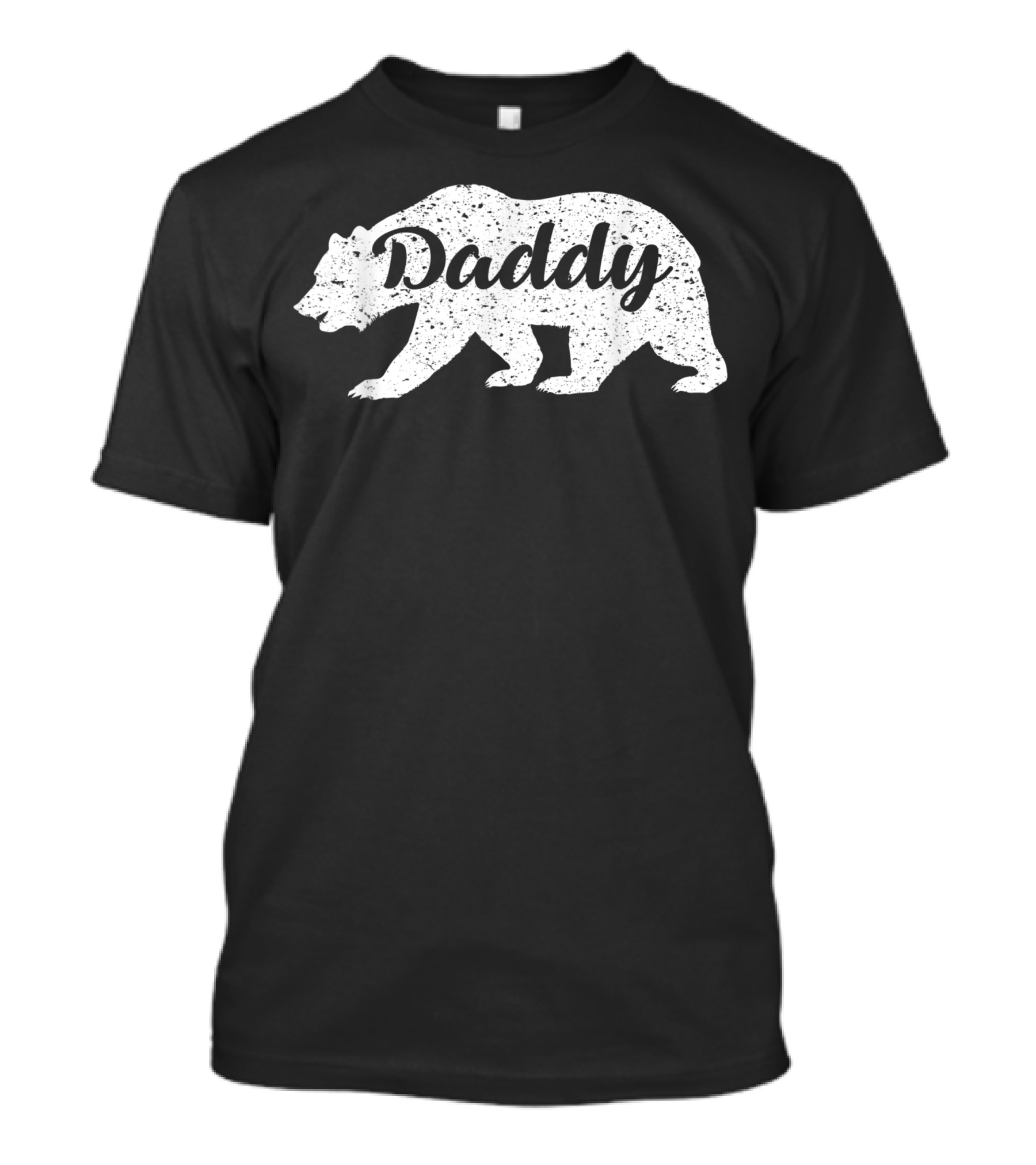 Daddy Vintage Bear Dad Camping T-Shirt