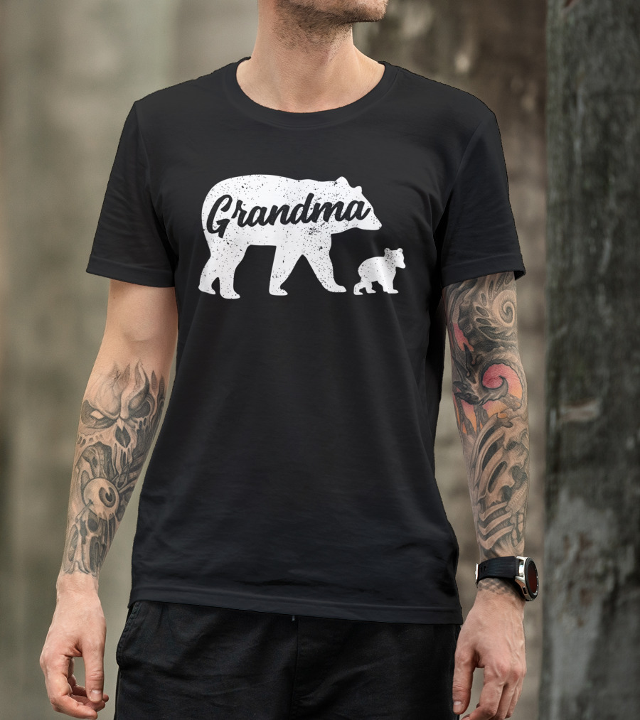 Grandma Bear With One Cub T-Shirt