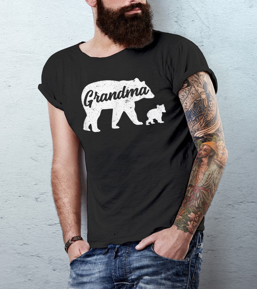 Grandma Bear With One Cub T-Shirt