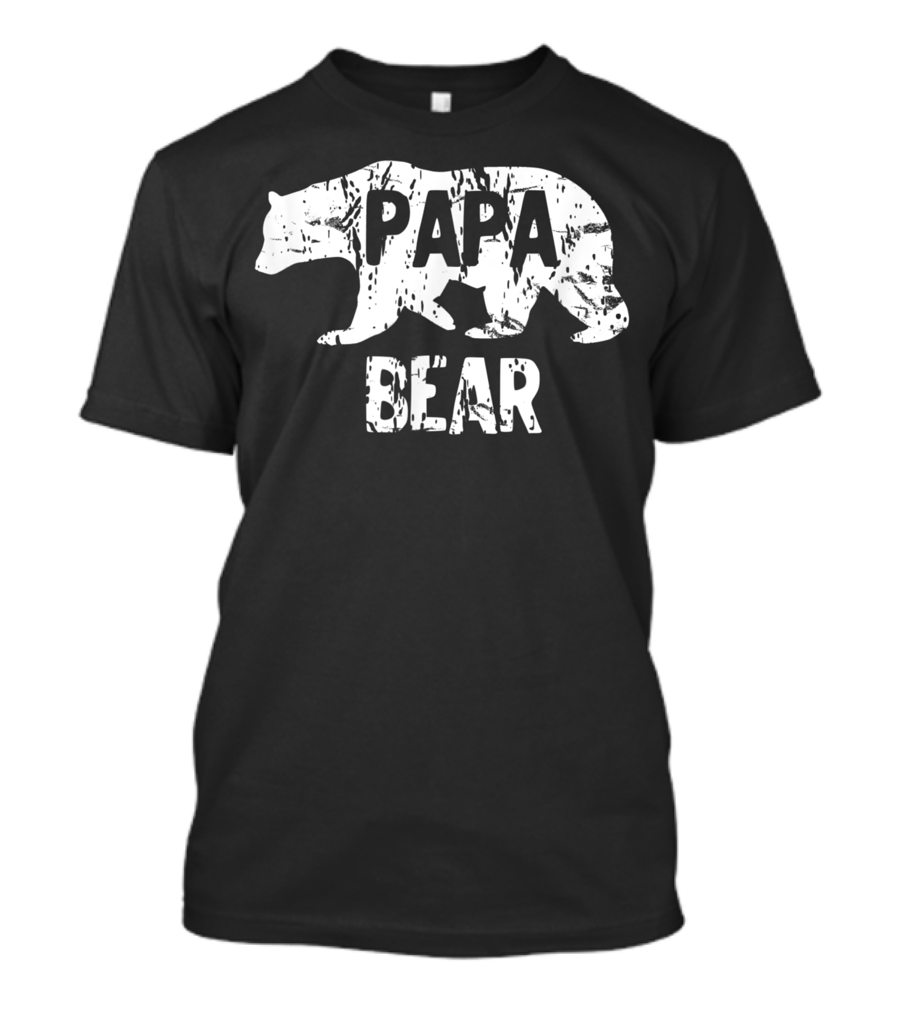 Papa Bear Vintage Dad Daddy Father Fun T-Shirt