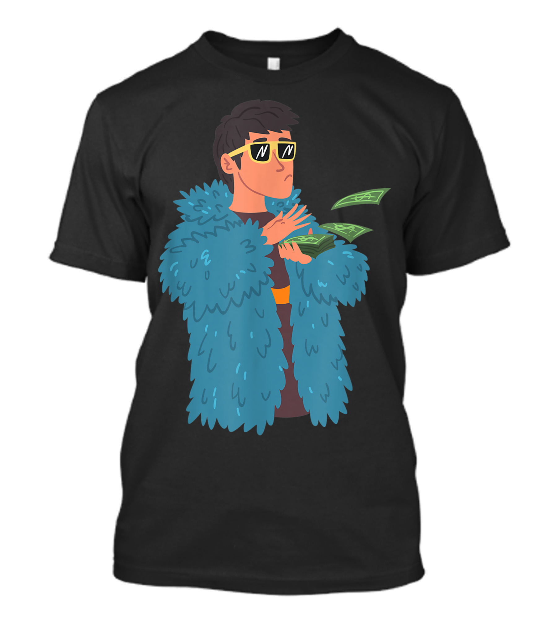 Wall Street Bets Wallstreetbets Tendies Money Meme Character T-Shirt