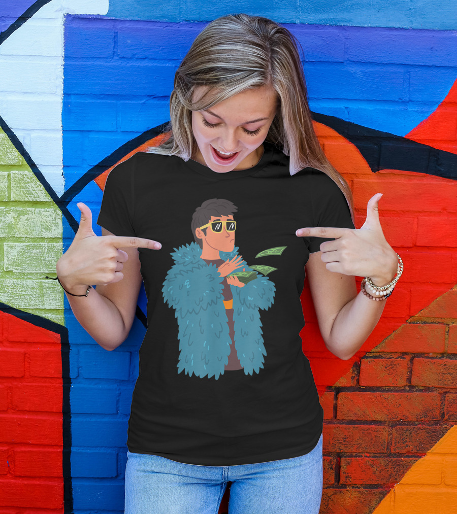 Wall Street Bets Wallstreetbets Tendies Money Meme Character T-Shirt