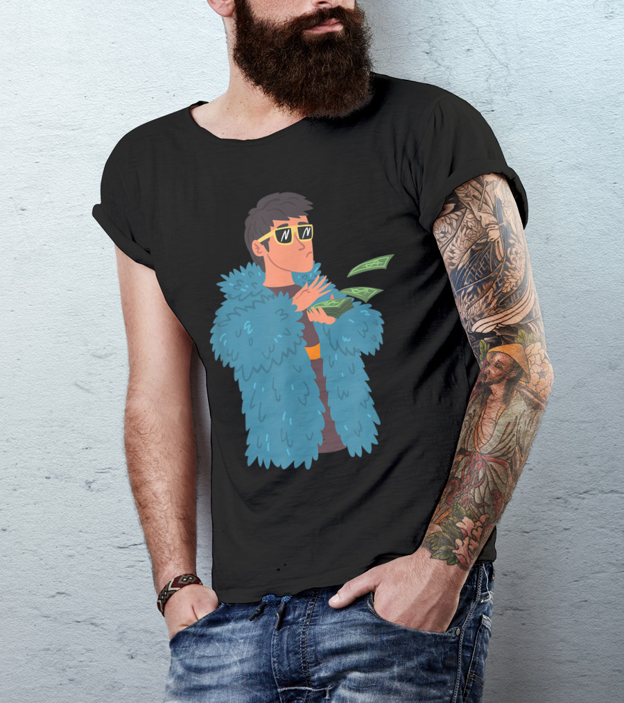 Wall Street Bets Wallstreetbets Tendies Money Meme Character T-Shirt
