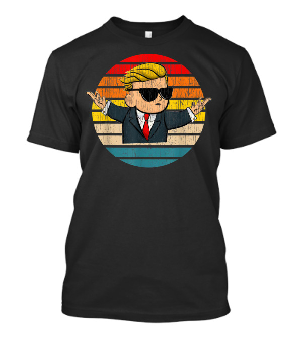 Wallstreetbets WSB Hodl Stonks Tendies Retro Sunset T-Shirt