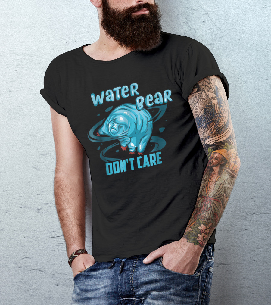 WATER BEAR DON'T CARE TARDIGRADE WHIRLPOOL VORTEX T-Shirt