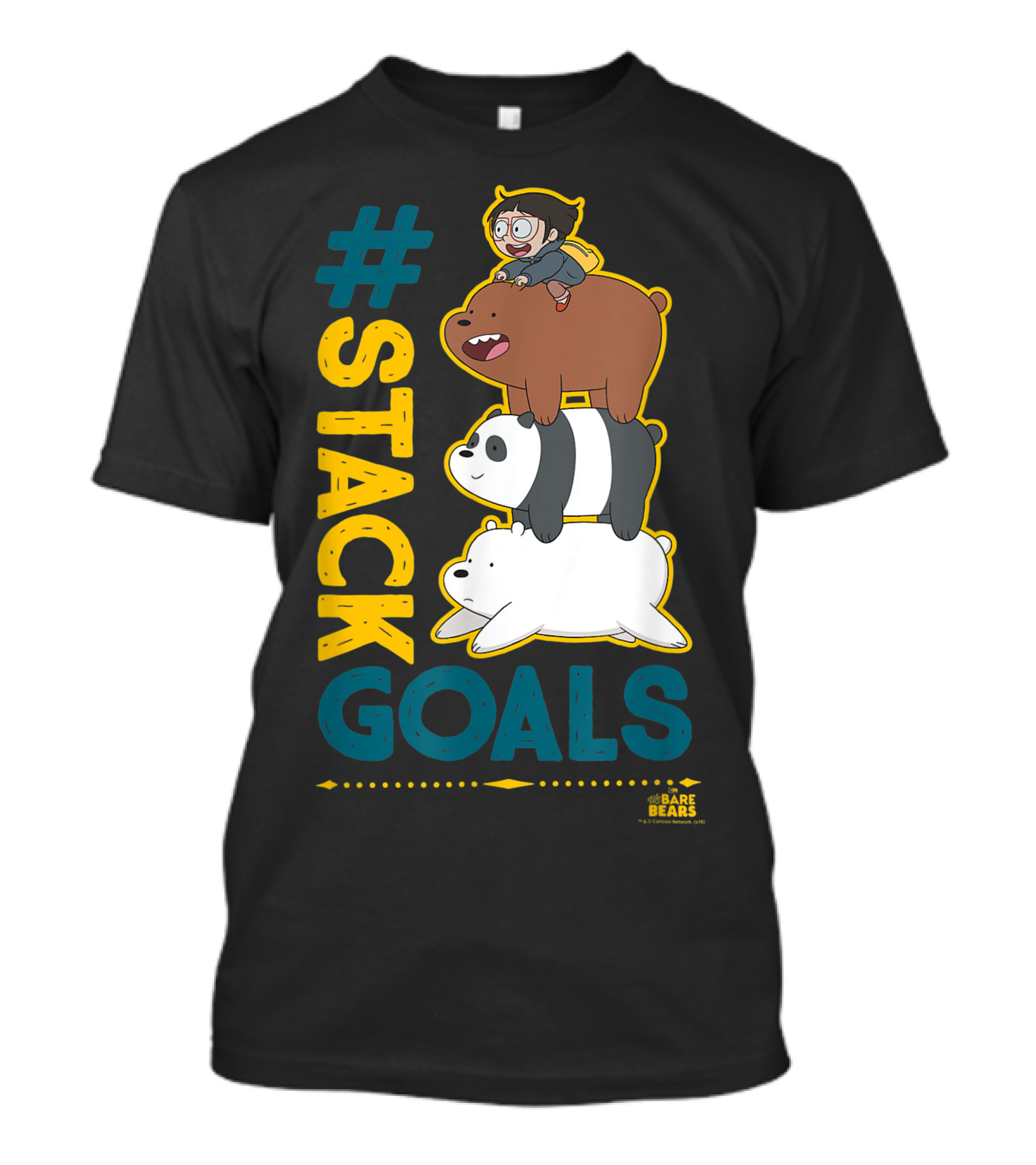 Stack Goals We Bare Bears T-Shirt