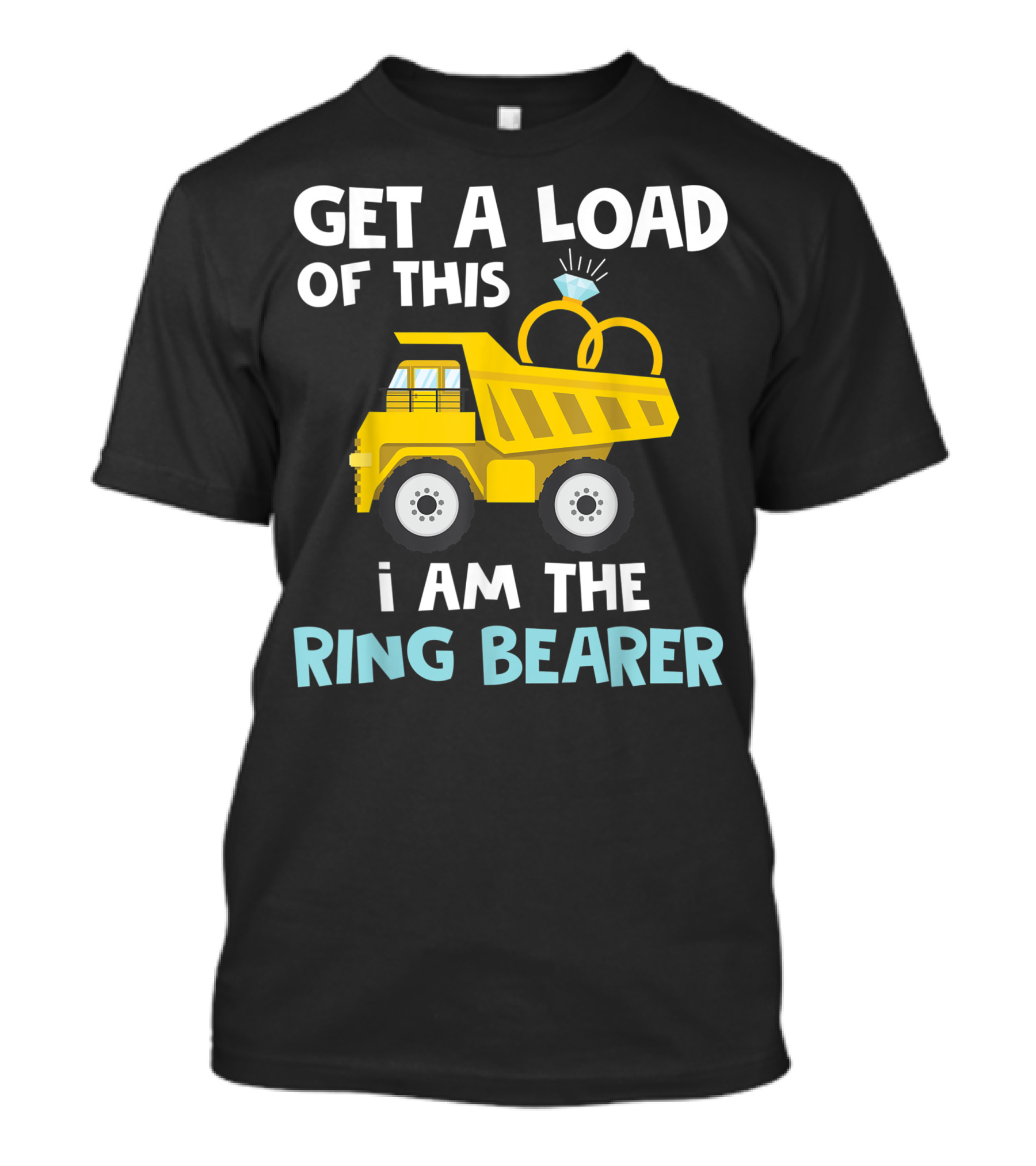 Get A Load Of This I Am The Ring Bearer Truck T-Shirt