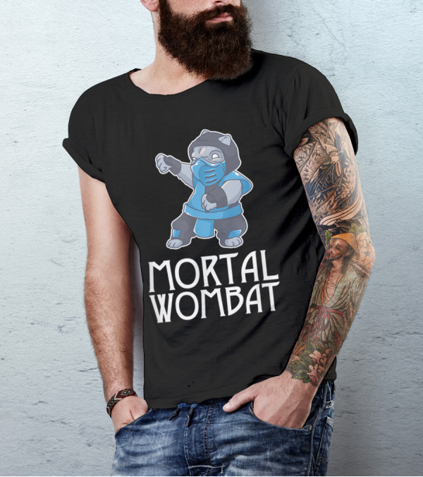 Mortal Wombat Sub Marsupial Bear Zero Combat T-Shirt