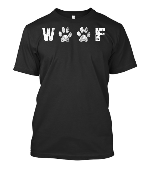 Woof Paw Print T-Shirt