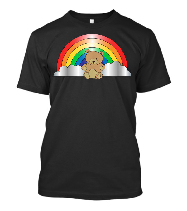 Wsb Gay Bear Rainbow Diamond Hands Wall St Bets T-Shirt