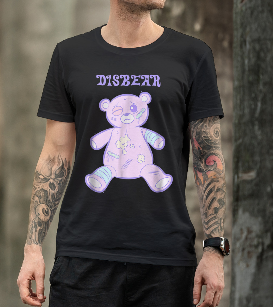 Disbear Yami Kawaii Bear In Despair T-Shirt