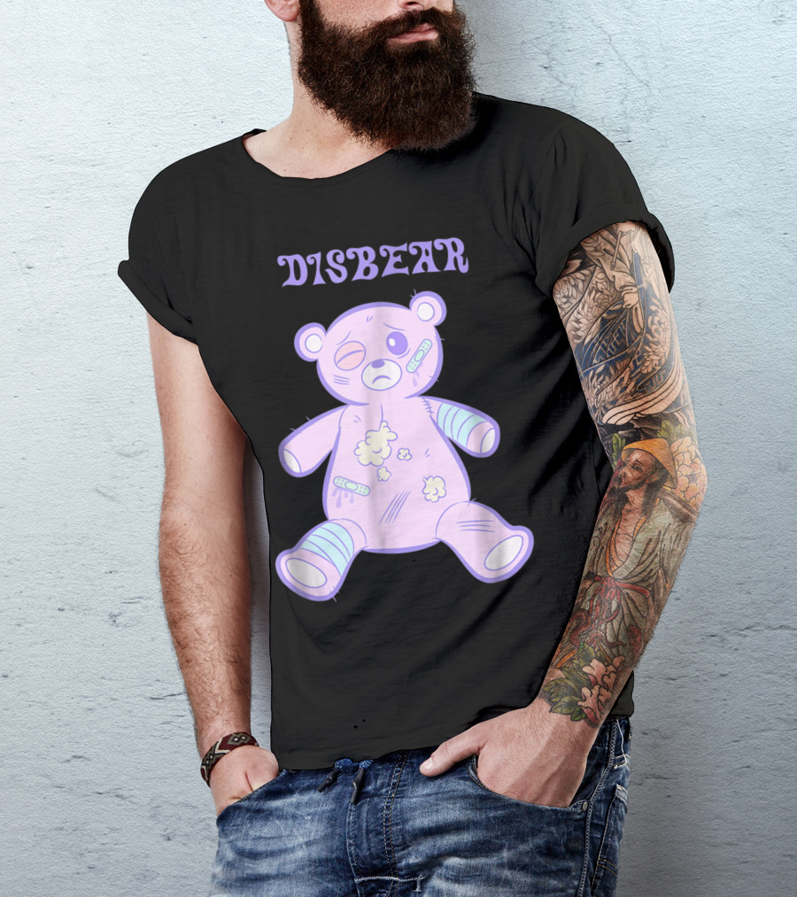 Disbear Yami Kawaii Bear In Despair T-Shirt