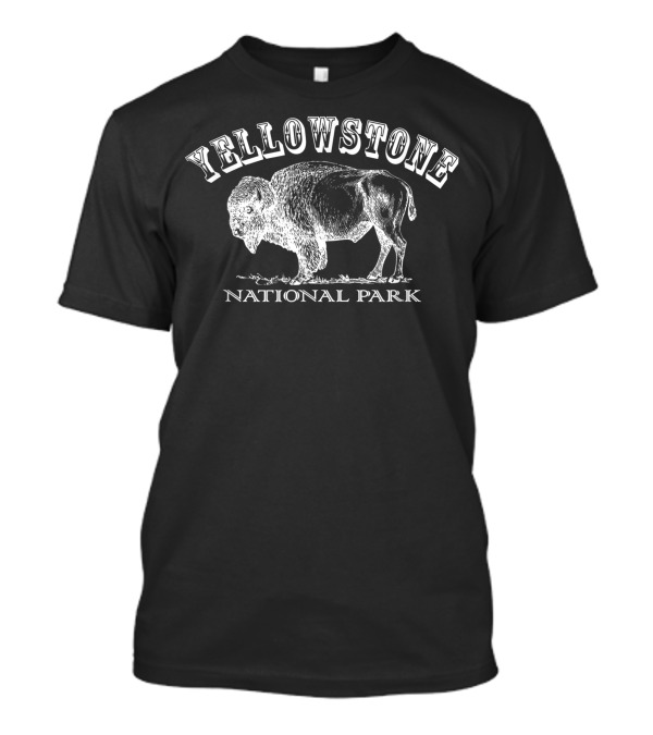 Yellowstone National Park Wyoming Buffalo T-Shirt