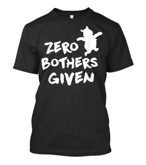 Zero Bothers Given Carefree Frog Jumping T-Shirt