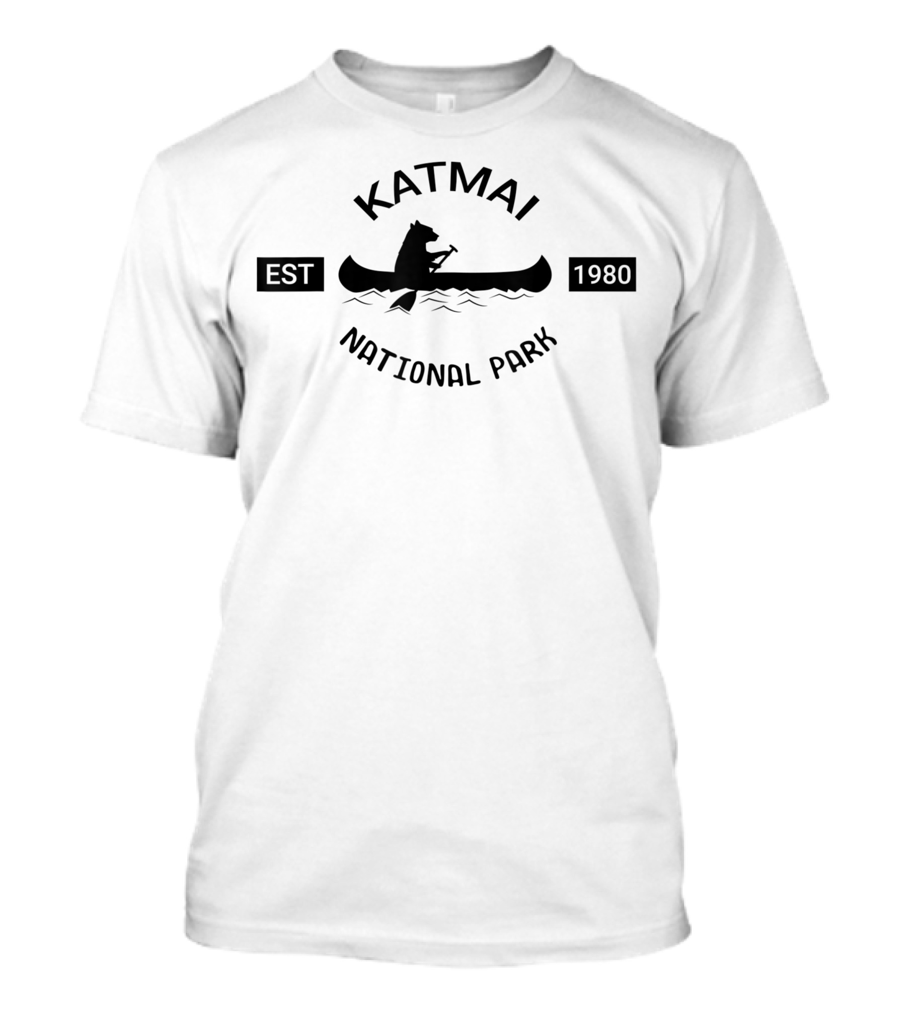 Katmai National Park Bear Canoe Est 1980 T-Shirt