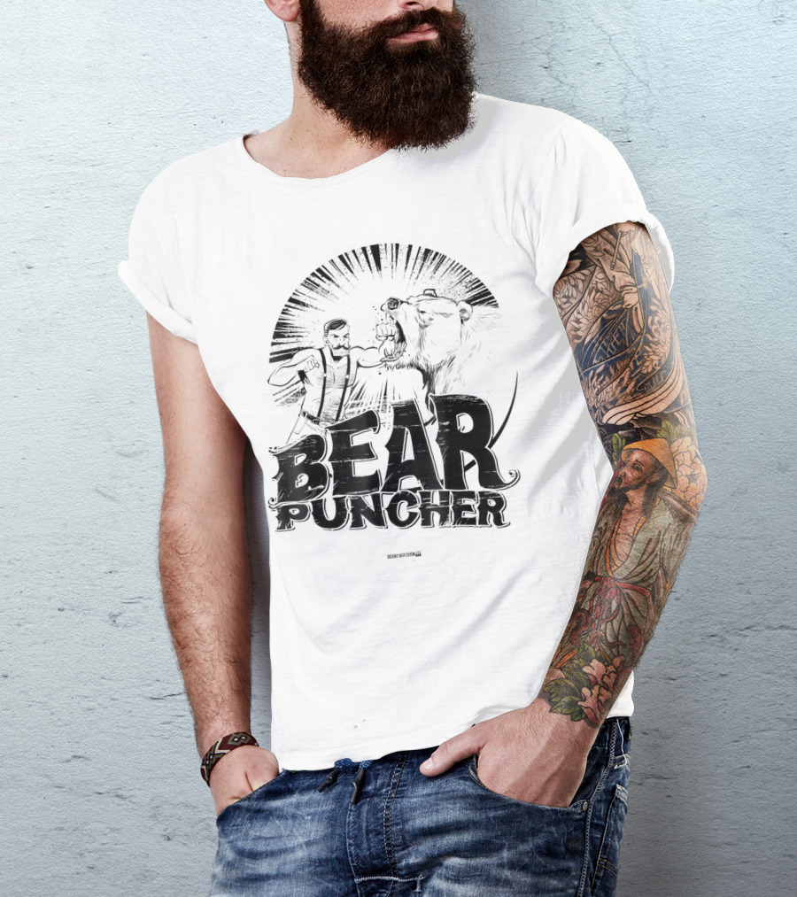 Bear Puncher Vintage Fisticuffs Showdown T-Shirt