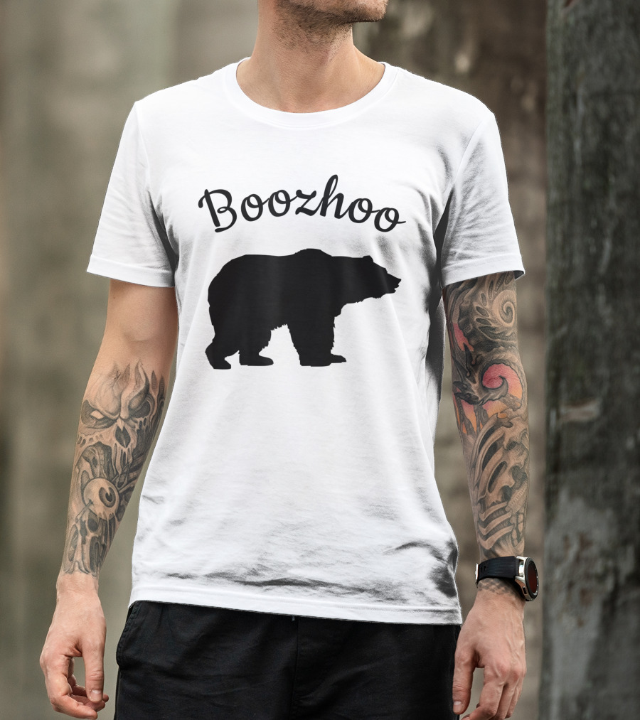 Boozhoo Bear Anishinaabe Ojibwe Language Makwa Chippewa T-Shirt
