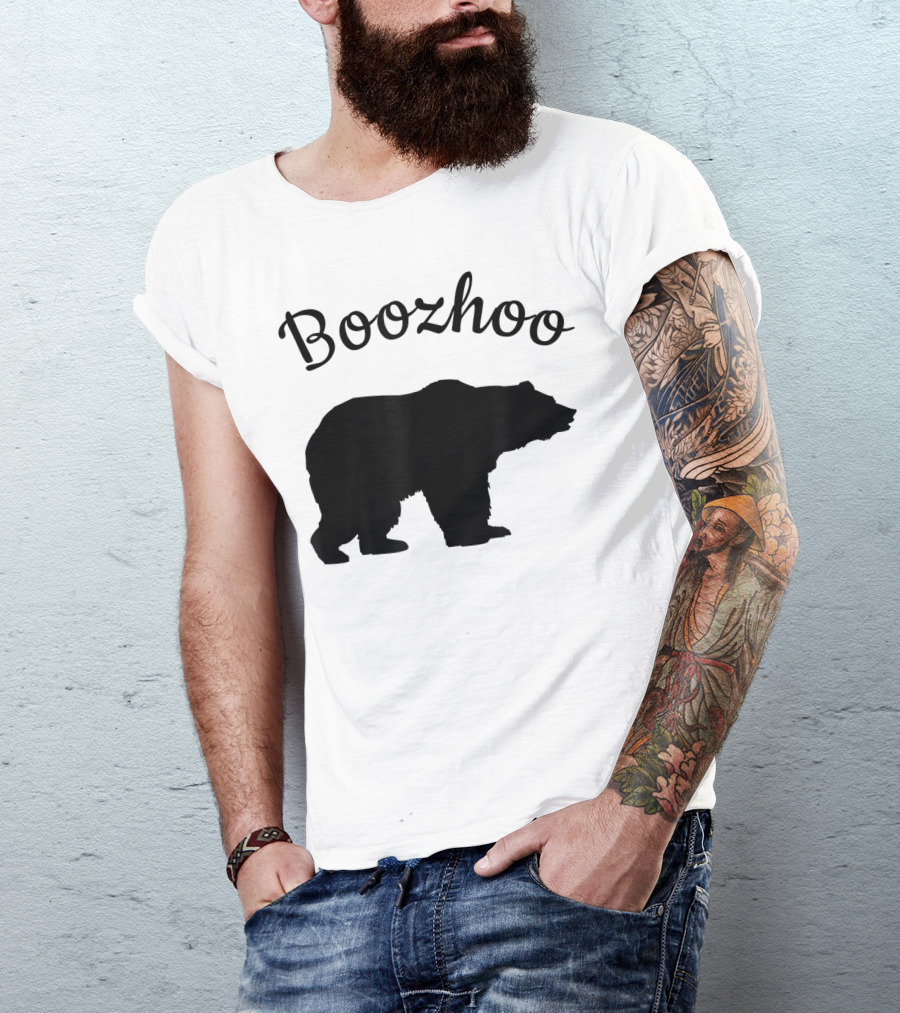 Boozhoo Bear Anishinaabe Ojibwe Language Makwa Chippewa T-Shirt