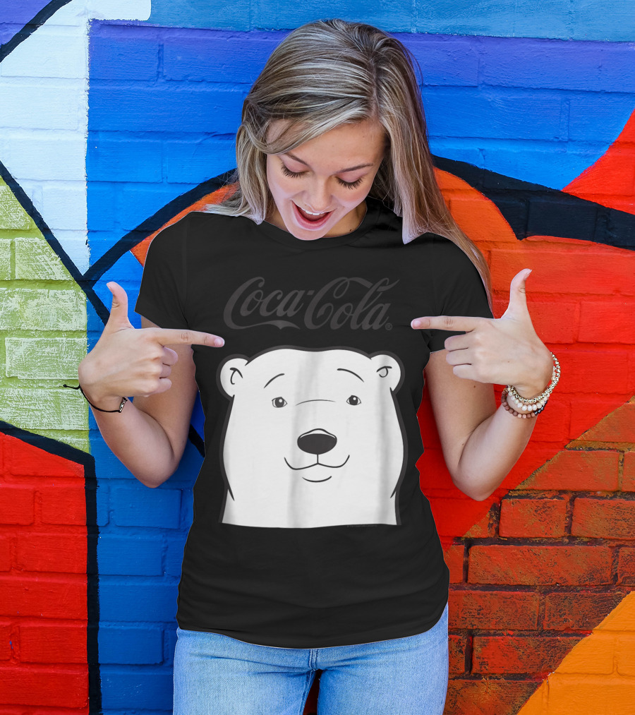 Coca Cola Polar Bear Face T-Shirt