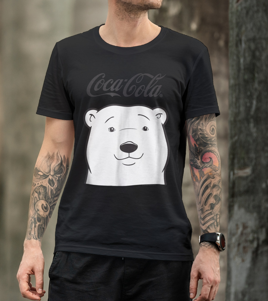 Coca Cola Polar Bear Face T-Shirt