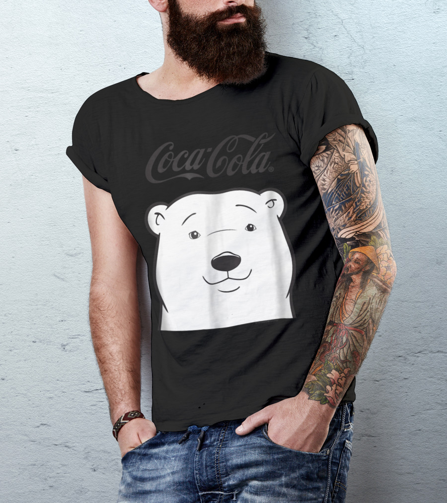 Coca Cola Polar Bear Face T-Shirt