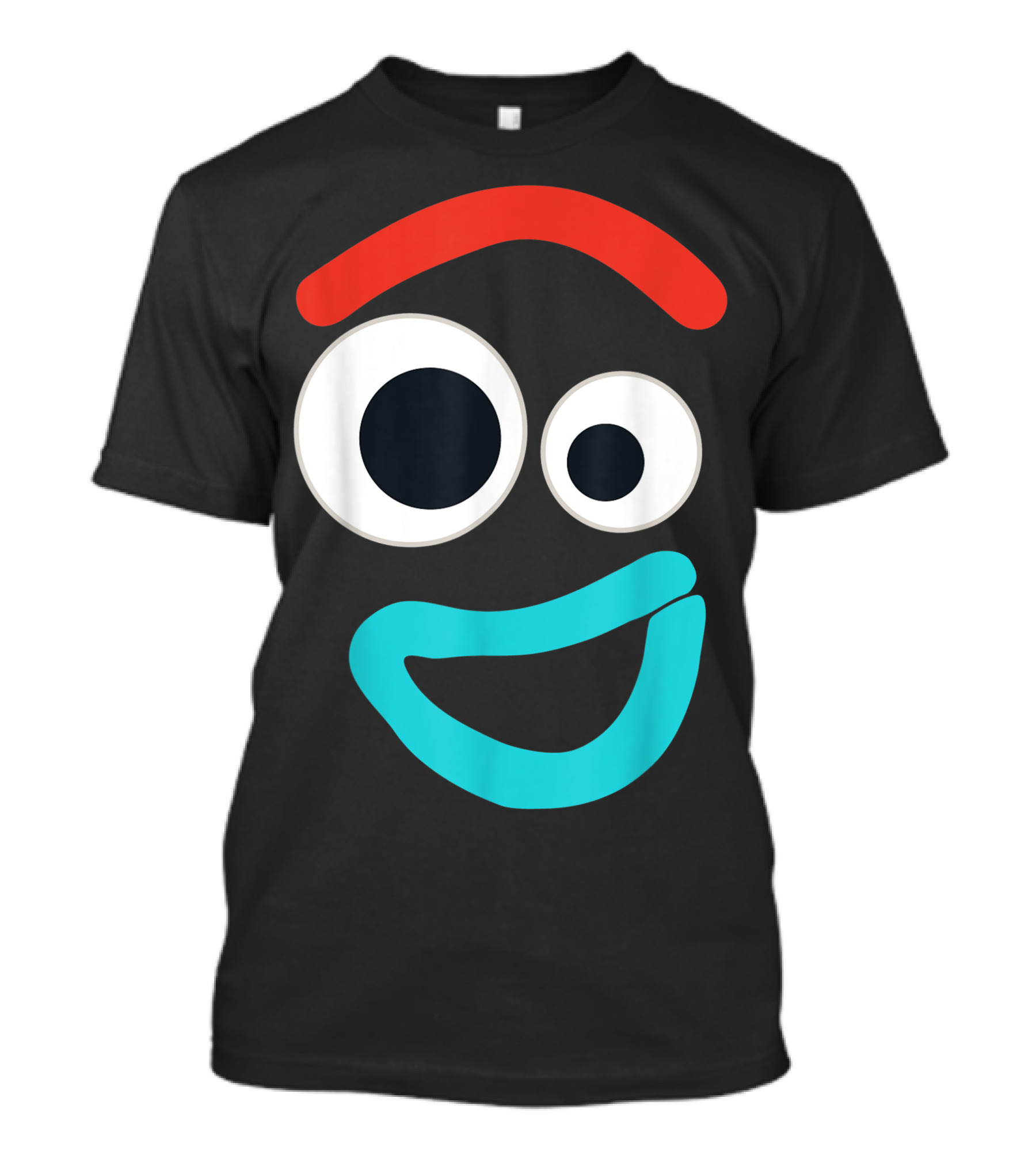 Disney Pixar Toy Story 4 Forky Face Vibrant Expression T-Shirt