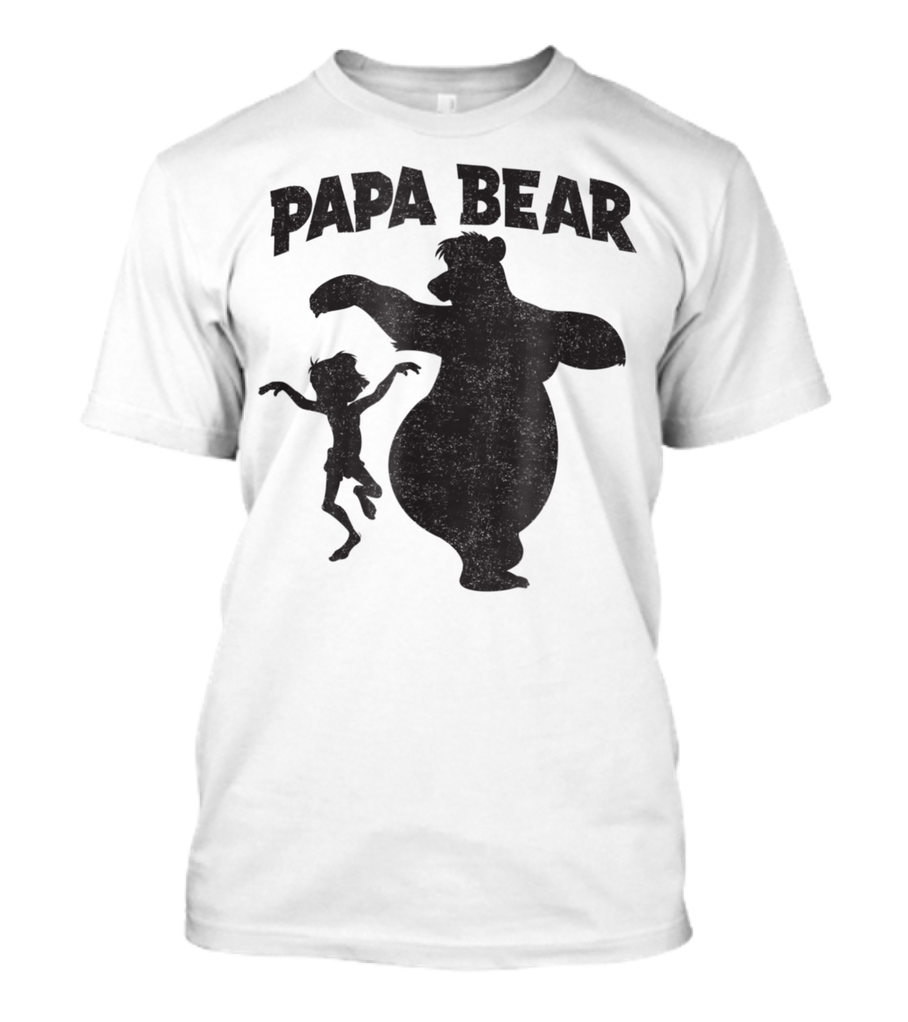 Papa Bear Disney The Jungle Book Baloo And Mowgli T-Shirt