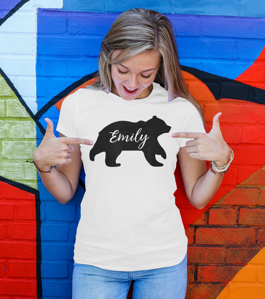 Emily Bear Silhouette Love T-Shirt