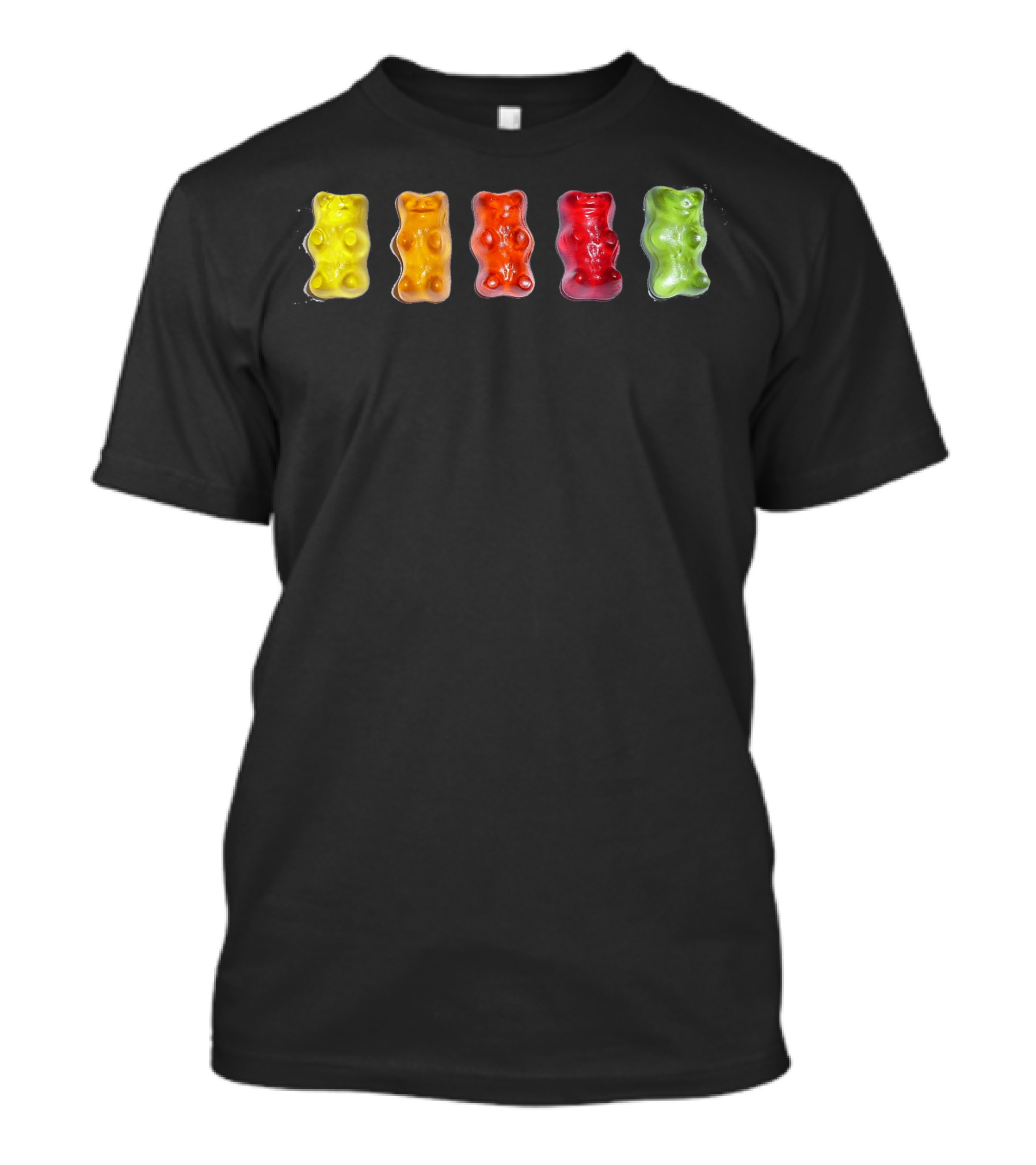 Gummy Bear Candy Multicolor Bears Collection T-Shirt