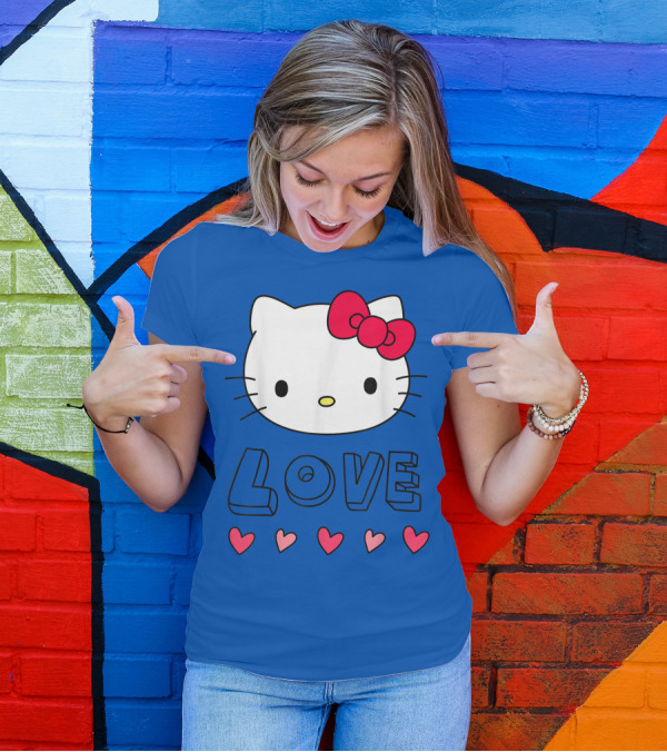 Hello Kitty Love With Hearts Valentines T-Shirt