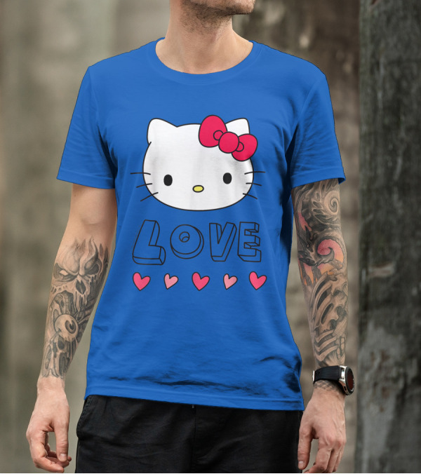 Hello Kitty Love With Hearts Valentines T-Shirt