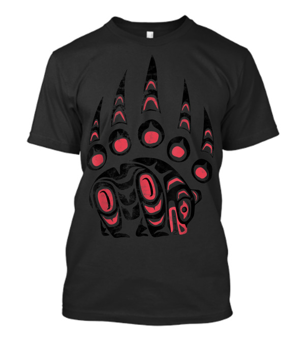 Native American Bear Claw Tribal Indian Claw T-Shirt