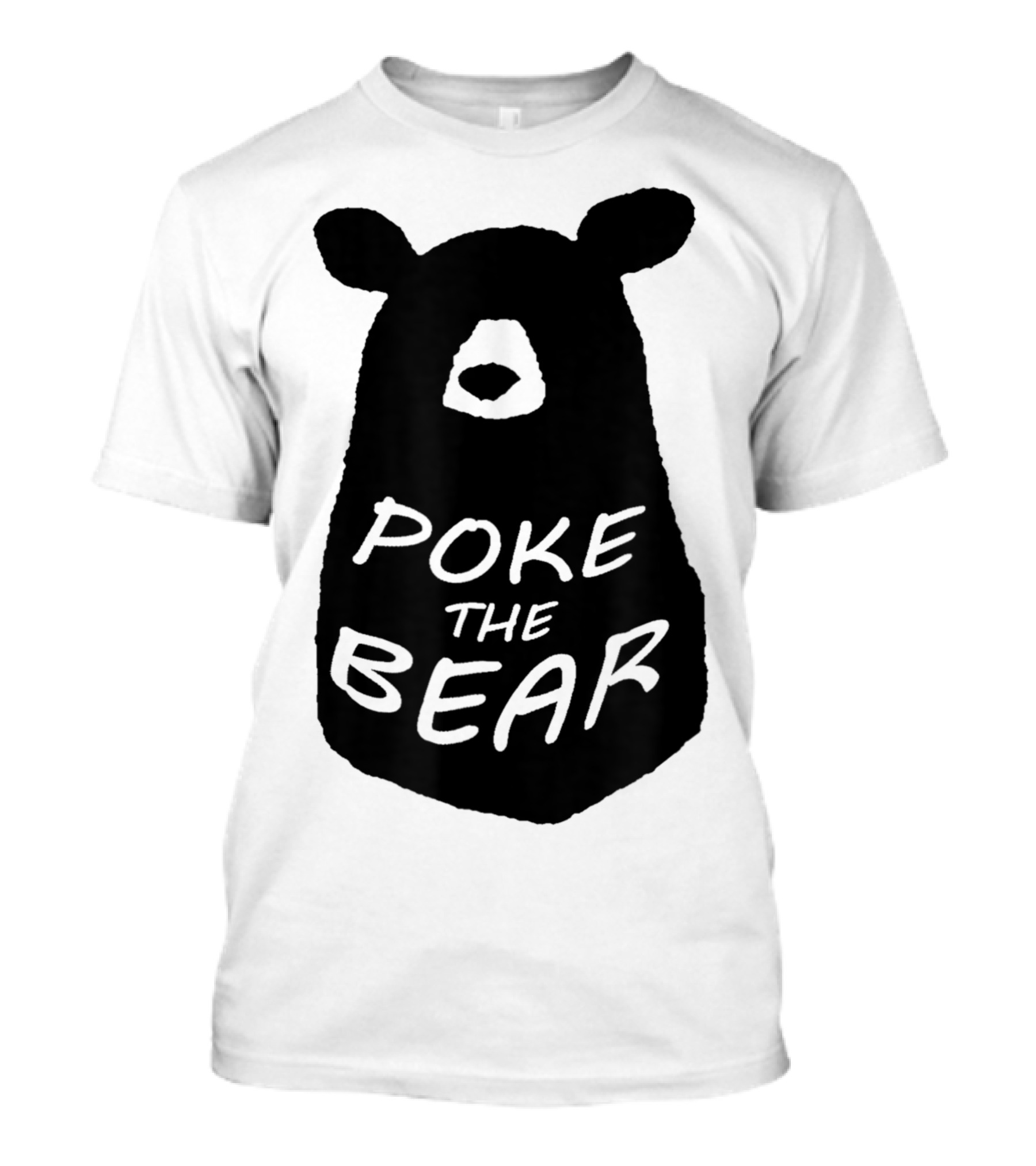 Poke The Bear Bear Silhouette Vintage T-Shirt