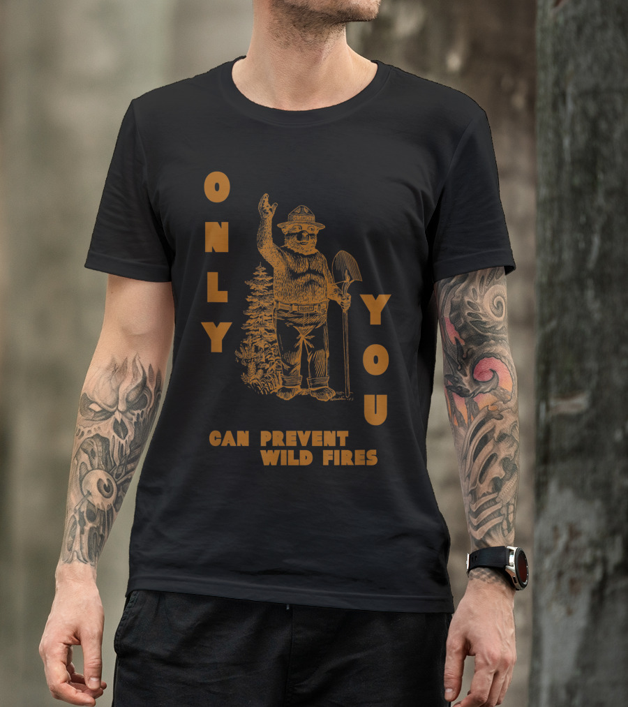 Smokey Bear Only You Can Prevent Wildfires T-Shirt