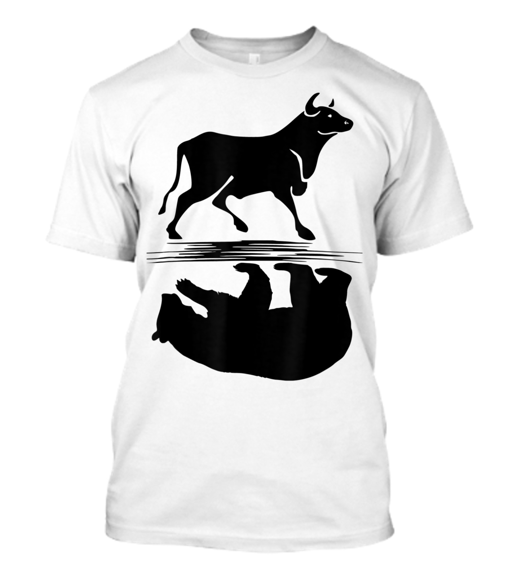 Bull Bear Stock Market Investing Trading Money Cash T-Shirt