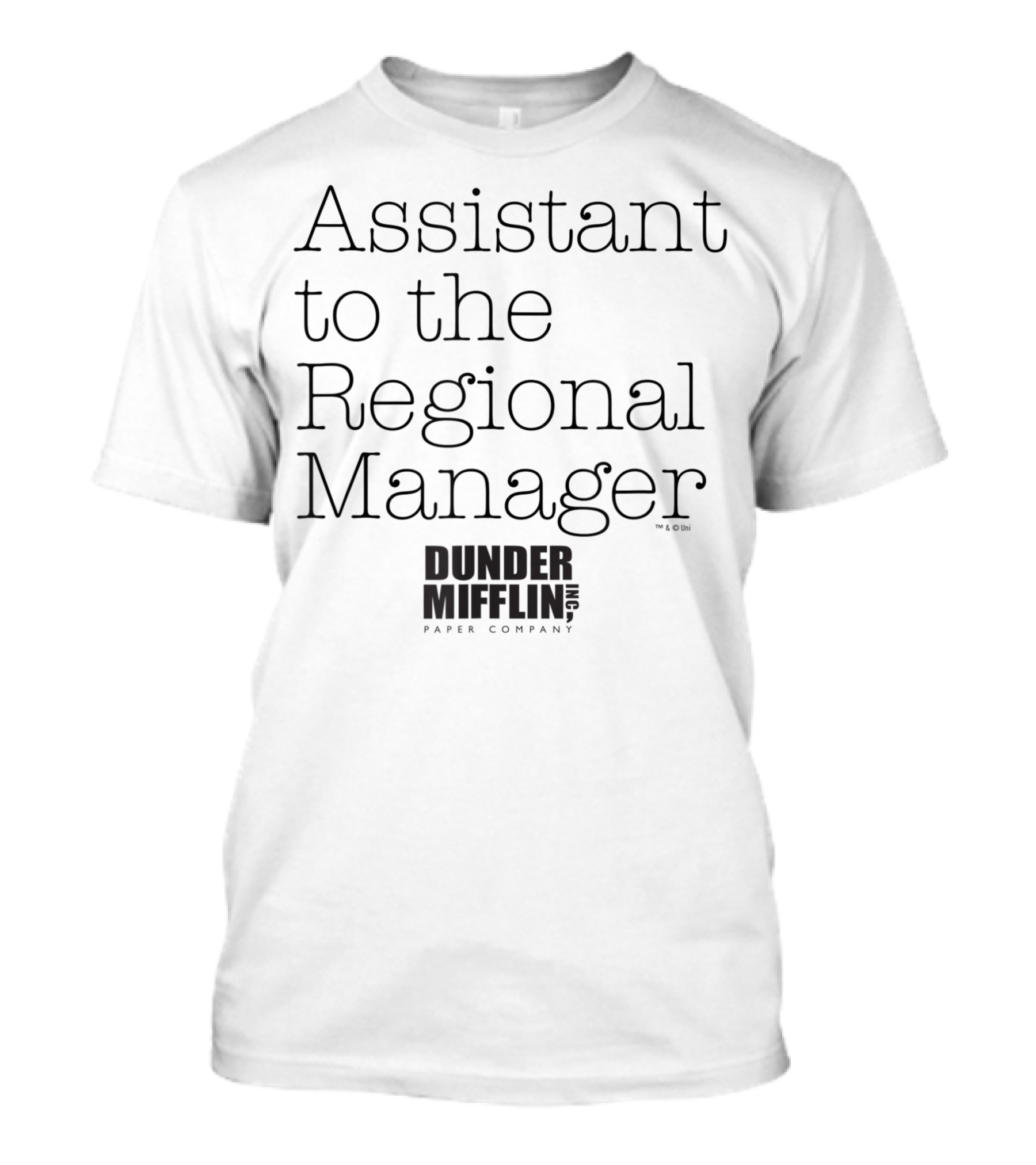 Assistant To The Regional Manager Dunder Mifflin The Office Dwight Schrute T-Shirt