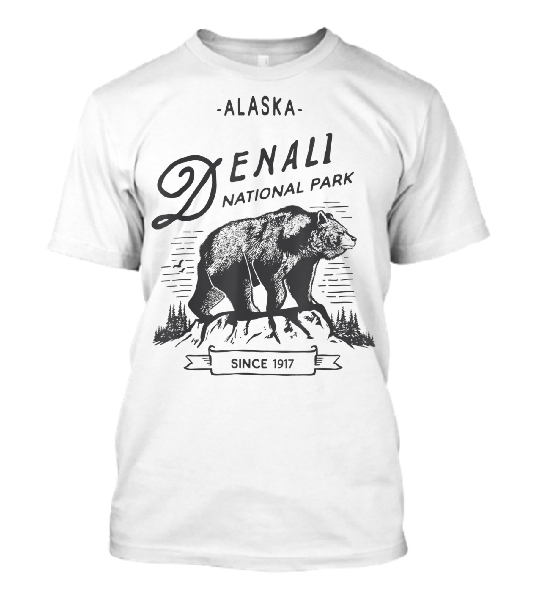 Alaska Denali National Park Bear Since 1917 T-Shirt