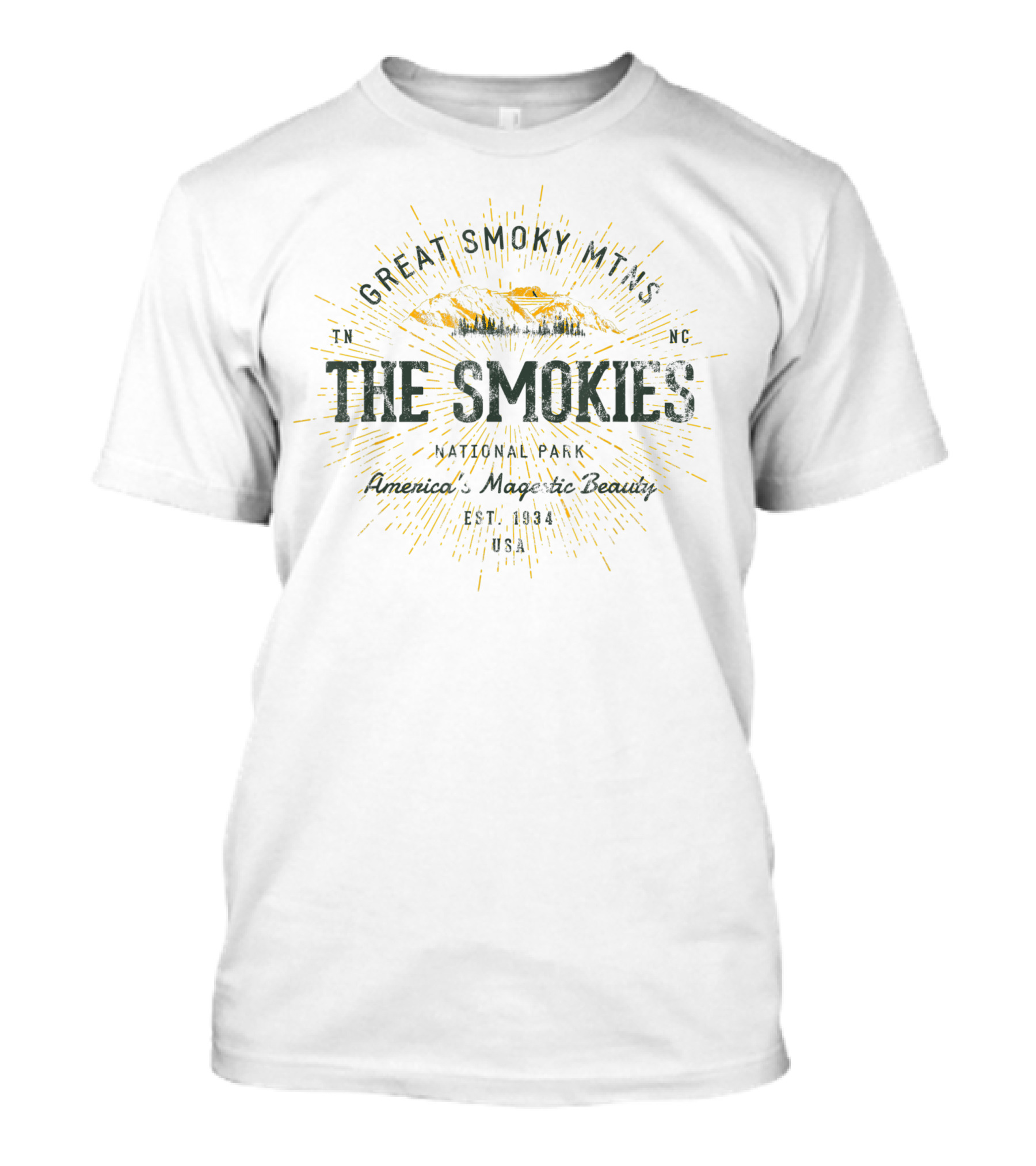 The Smokies Vintage Great Smoky Mountains National Park T-Shirt