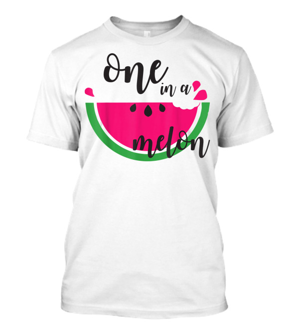 One In A Melon Summer Watermelon Fruit Cool T-Shirt